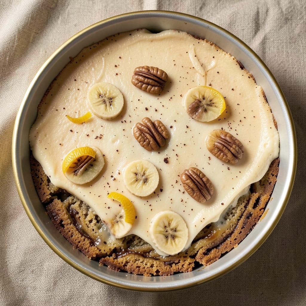 Banana Bread Bottom Cheesecake Recipe: Swirled Comfort with Crumb-Topped Magic