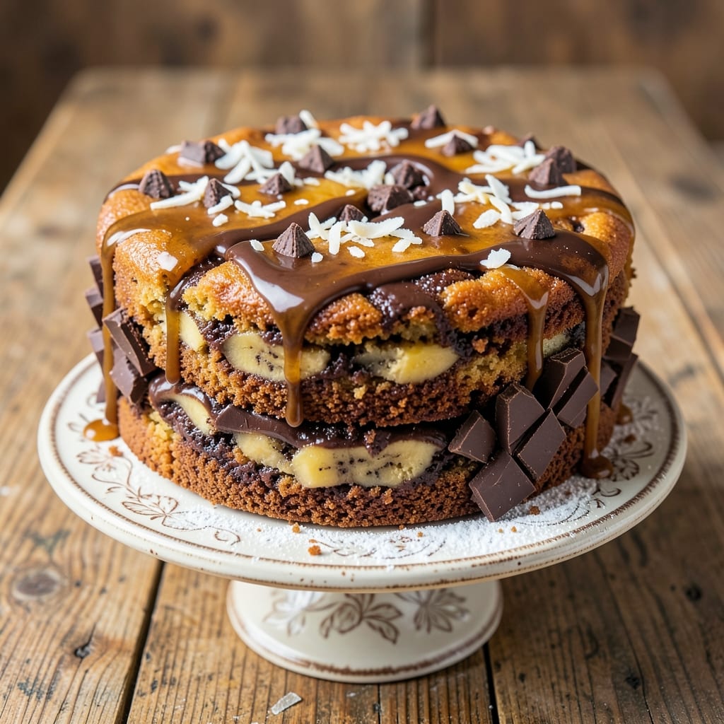 Banana Chocolate Marble Cake Recipe: Swirled Decadence With Fudgy Edges