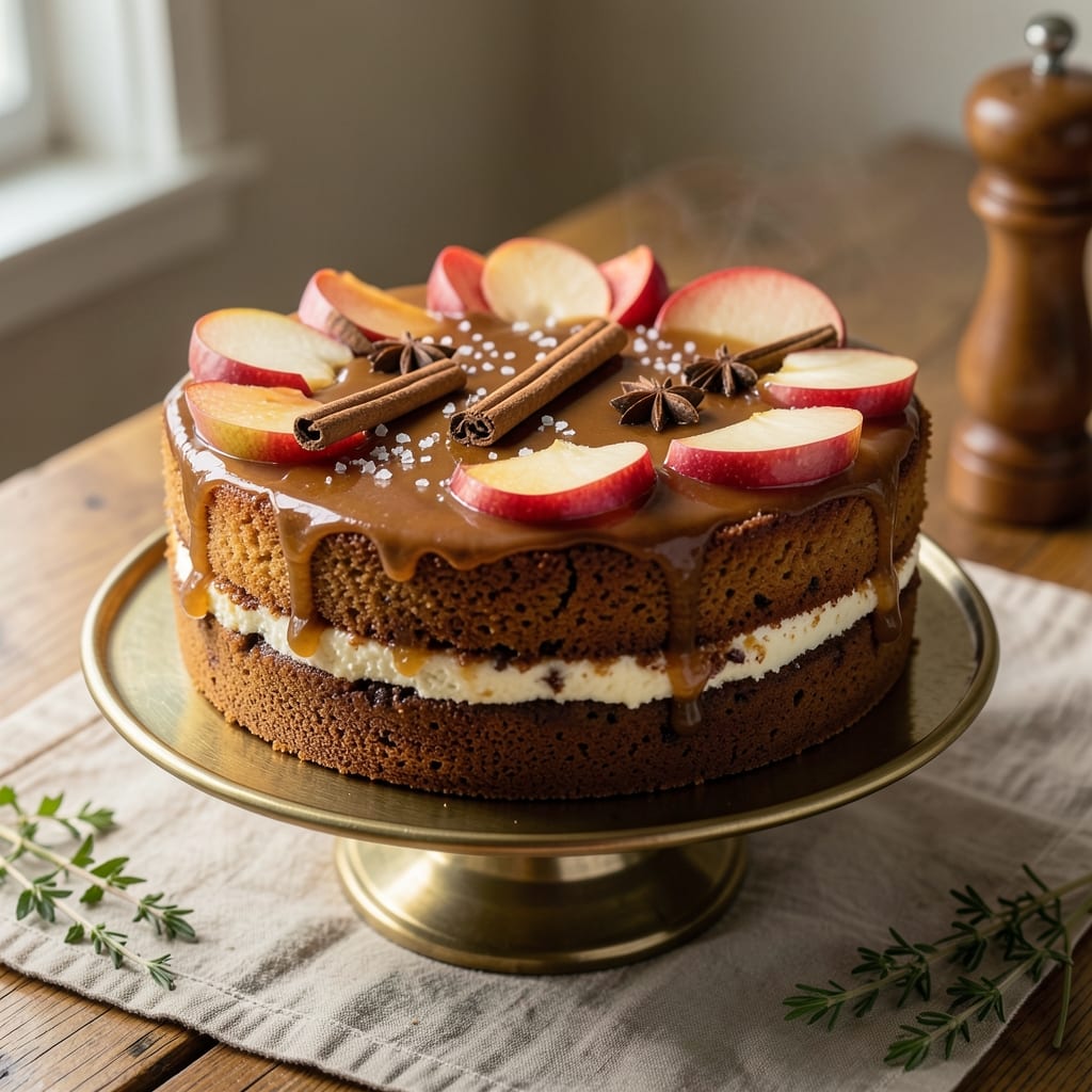 Apple Cider Cake Recipe UK: Spiced Rum Infusion and Buttery Streusel Crown