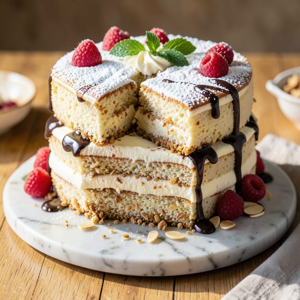 Almond Genoise Cake Recipe: Ultra Light Crisp Edges, Silky Centers