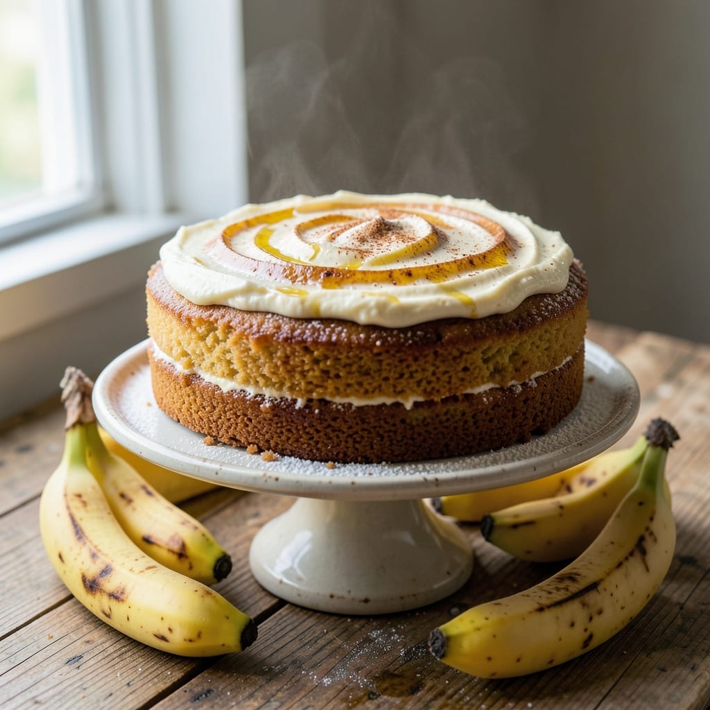Banana Cake Recipe Using Vegetable Oil: Moist Crumb and Caramelized Top Magic