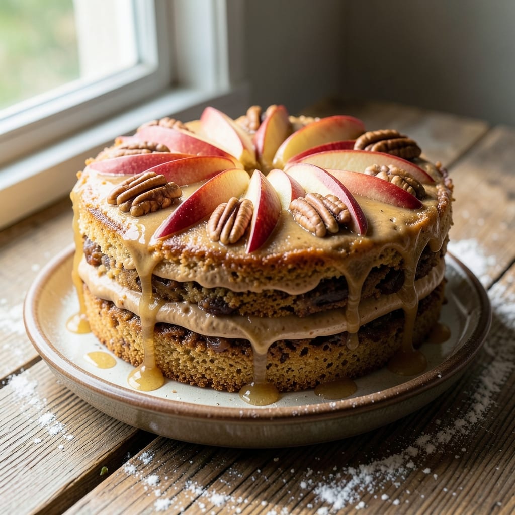Apple Date and Pecan Cake Recipe: Caramelized Fruit and Nutty Crunch in One Bite