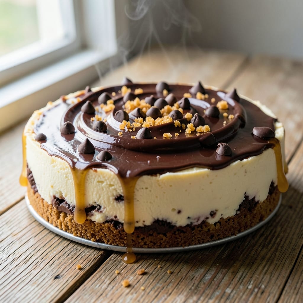 Baileys Chocolate Chip Cheesecake Recipe: Boozy Creaminess With Fudgy Melts
