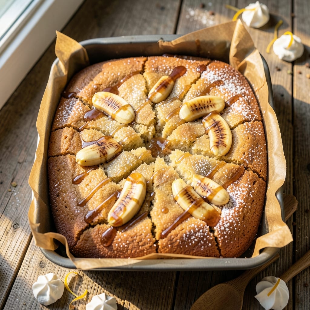 Banana Maple Syrup Cake Recipe: Warm Spice and Sticky Glaze Magic