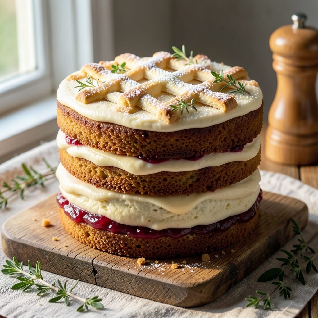 Bakewell Cake Recipe: Marzipan-Sandwiched Elegance in Layers