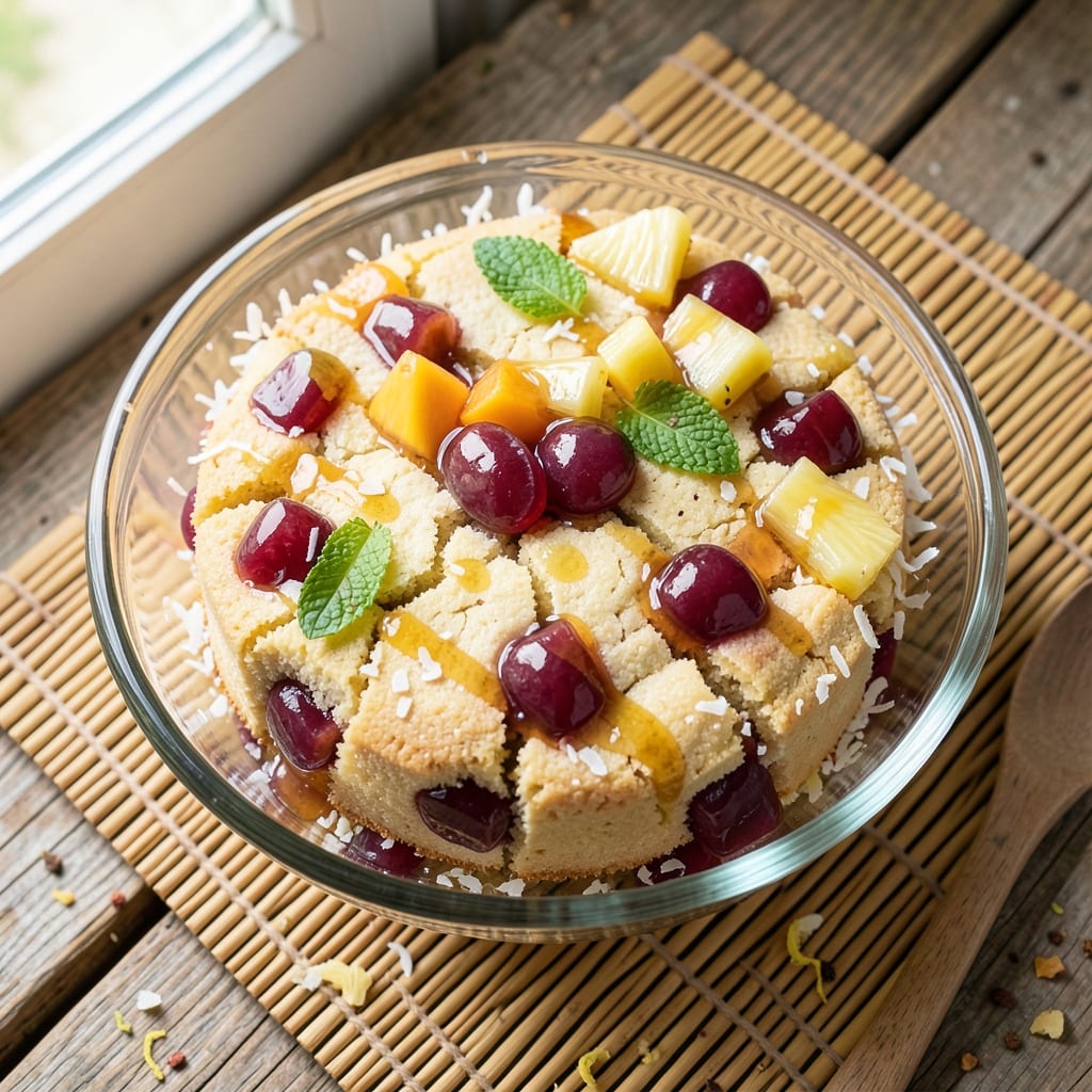 Asian Fresh Fruit Cake Recipe: Tropical Layers With Rum-Infused Moisture