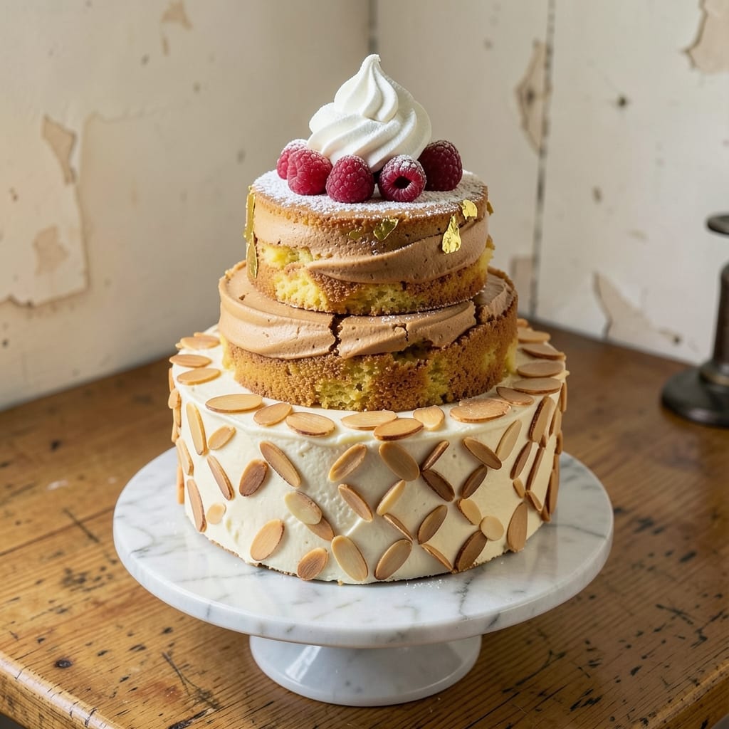 Bakery Like Cake Recipe: Layered Cloud With Vanilla Bean Swirls