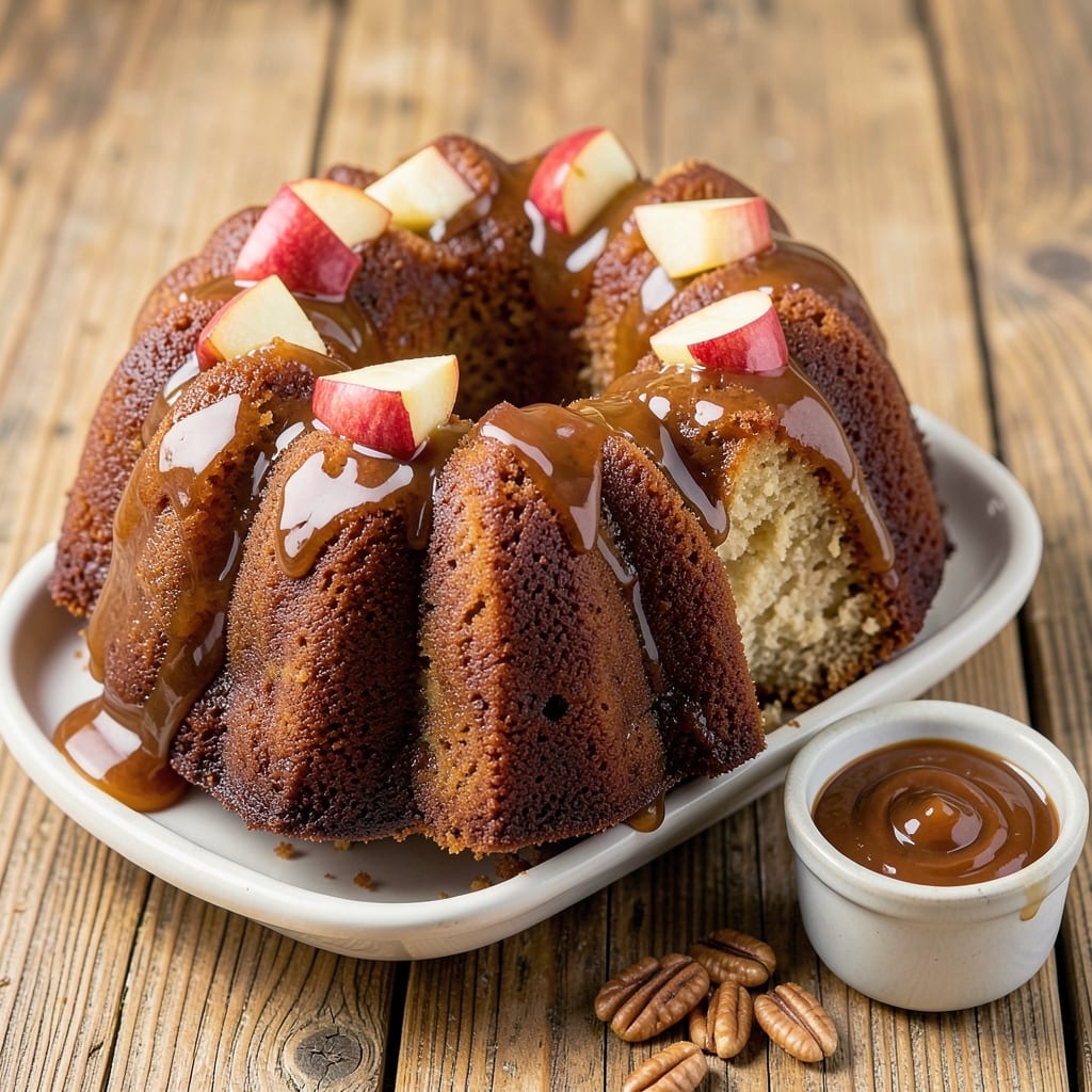 Apple Bundt Cake Recipe With Caramel Sauce: Warm Spice and Gooey Caramel Drizzle Combo