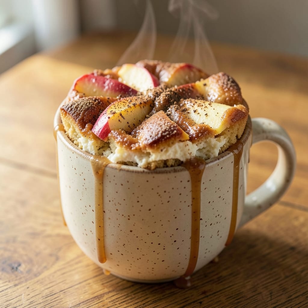 Apple Pie Cottage Cheese Mug Cake Recipe: Single-Serve Warmth with Cottage Cheese Creaminess