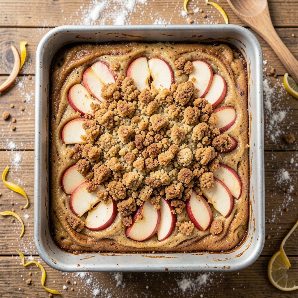 Apple Cinnamon Streusel Coffee Cake Recipe: Warm Spice-Packed Crunch Over Gooey Apple Filling