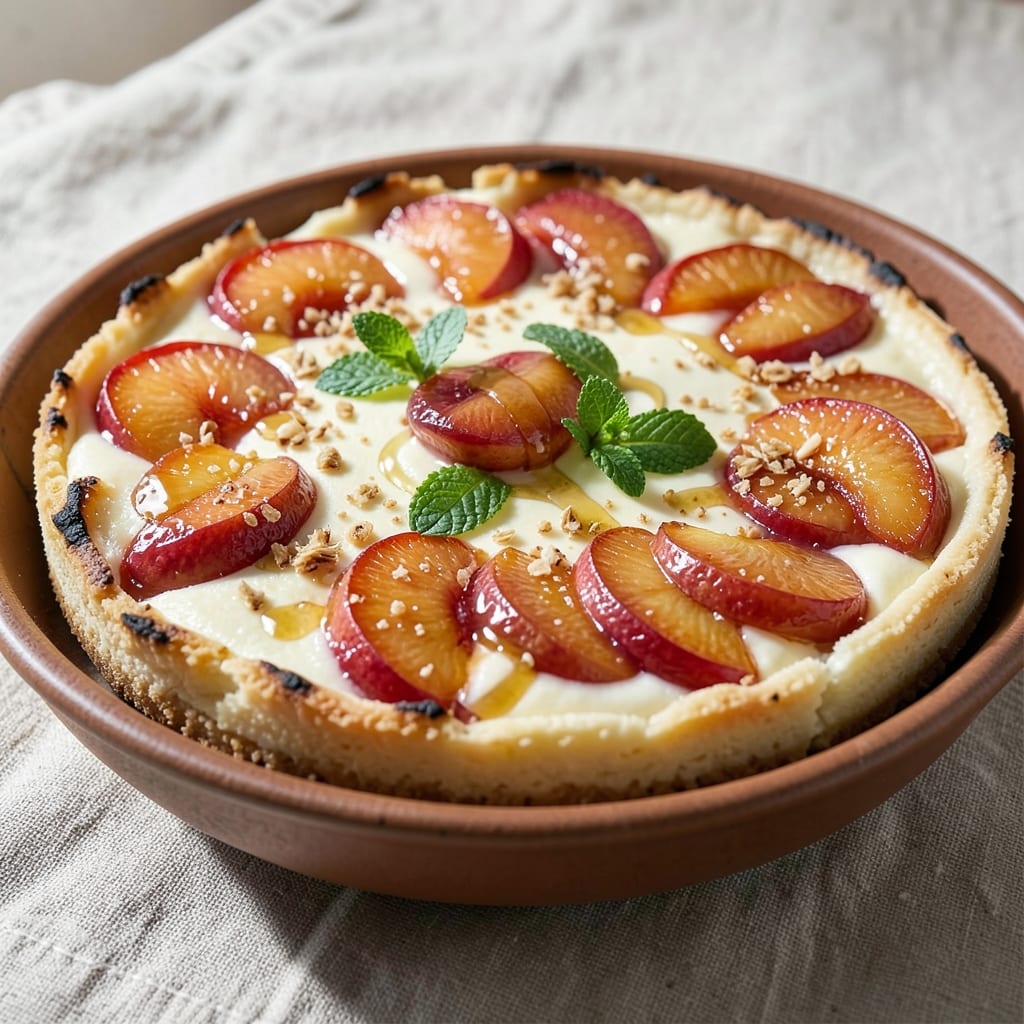 Baked Peach Cheesecake Recipe: Juicy Fruit Swirl Meets Silky Cream Cheese