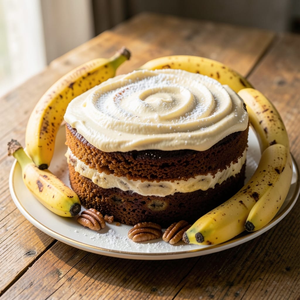 Annabelle White's Banana Cake Recipe: Velvety Layers With Caramelized Banana Swirl